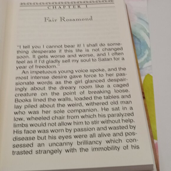 LOUISA MAY ALCOTT HC Long Fatal Love Chase Book LARGE PRINT 1995 Obsession - Picture 9 of 14